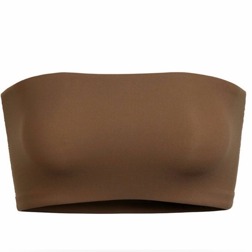 Skims Fits Everybody Strapless Bandeau Bra Size 2X Color Oxide Brown NWT